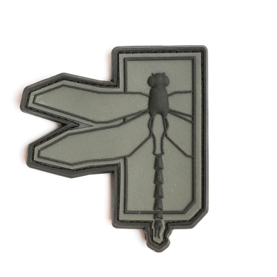 Dragonfly Patch - Grey