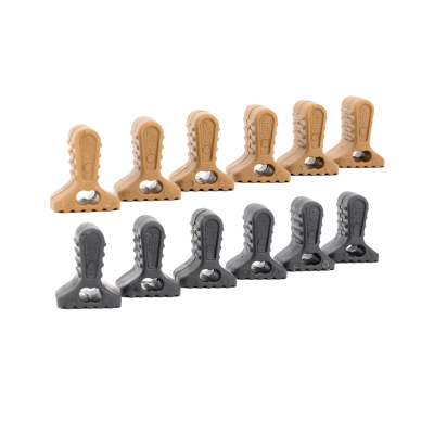 Shock Cord Pull Tab - 6 Pack - Black