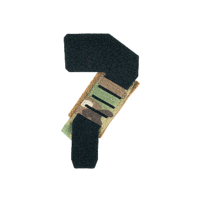 Mandible Angled MOLLE Strap - Left-handed - Black
