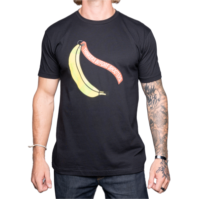 Thinkers Banana Tee - Medium - Black