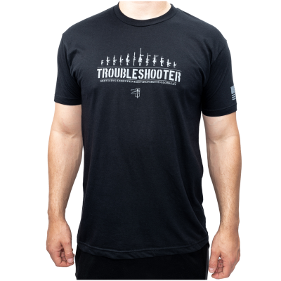 Troubleshooter Tee - Large - Black