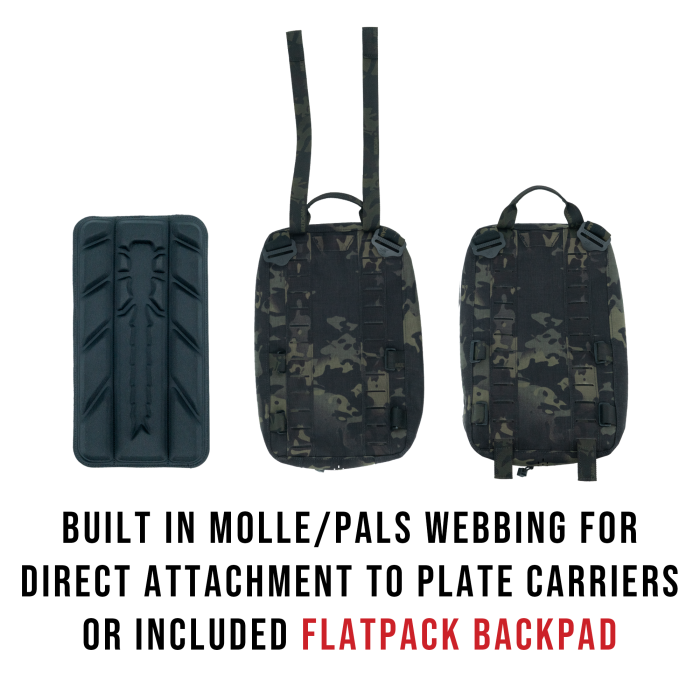 FlatPack X - MultiCam Black