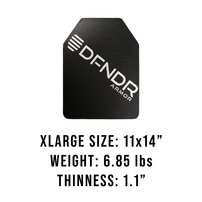 Level III X Rifle Rated Body Armor - SAPI