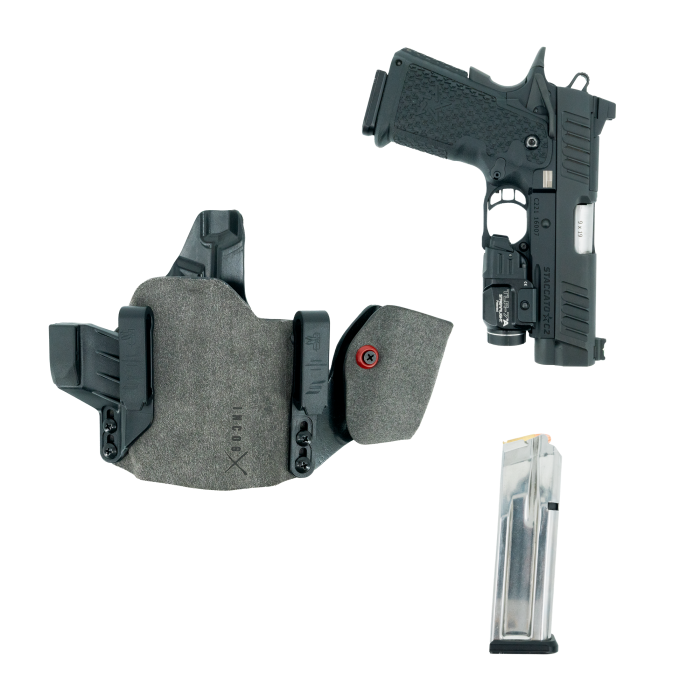 Incog X Holster Staccato CS/C2/P Weapon Light w/ Mag Caddy